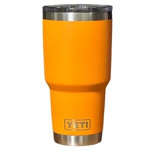 LASER ENGRAVED PERSONALIZATION YETI 30oz. TUMBLER - KING CRAB ORANGE